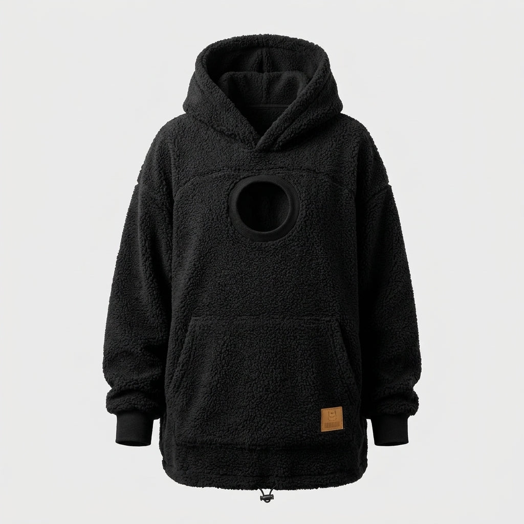 Katzen-Hoodie mit Tasche für deine Katze